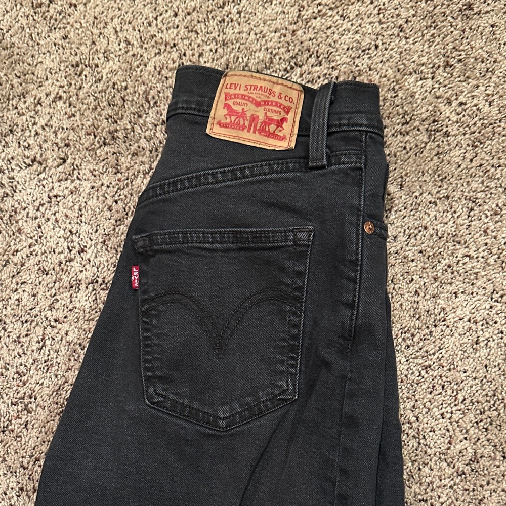 Levi's Charcoal Denim Pants